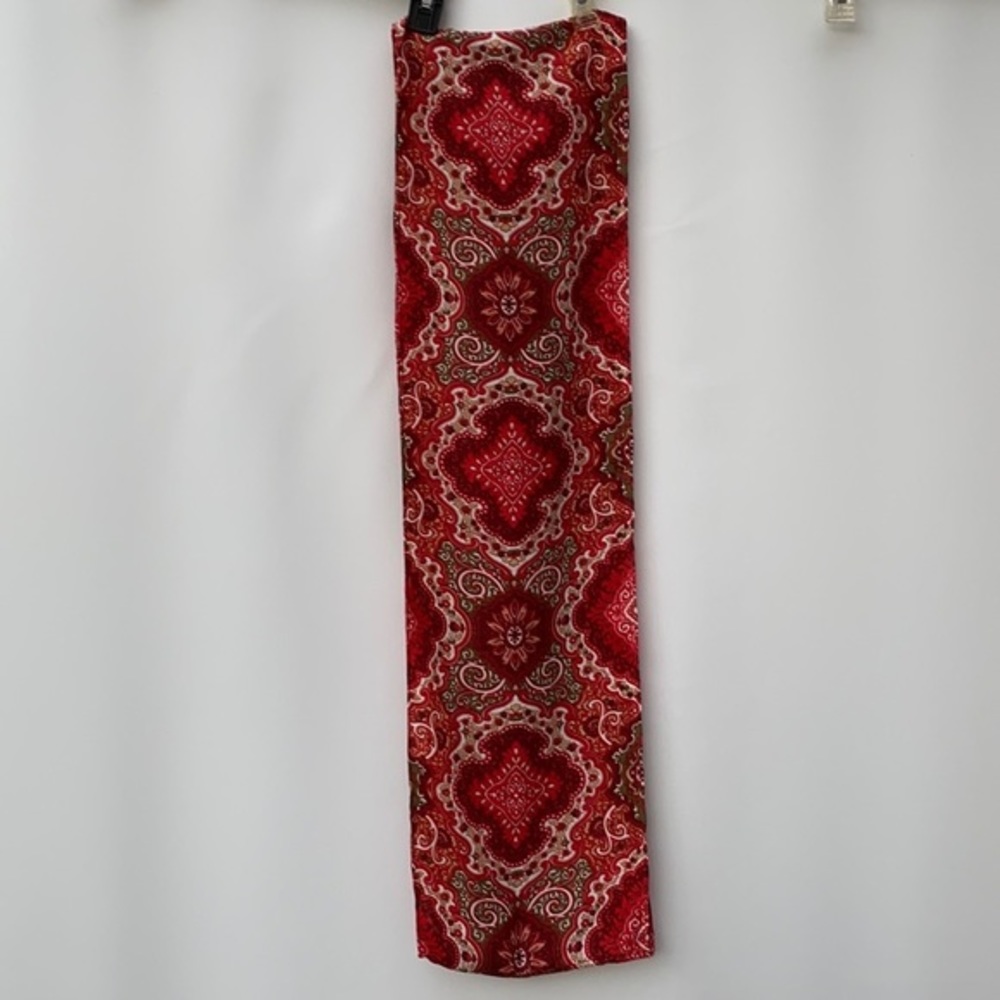 Red‎ tones flowing infinity scarf - Picture 2 of 6